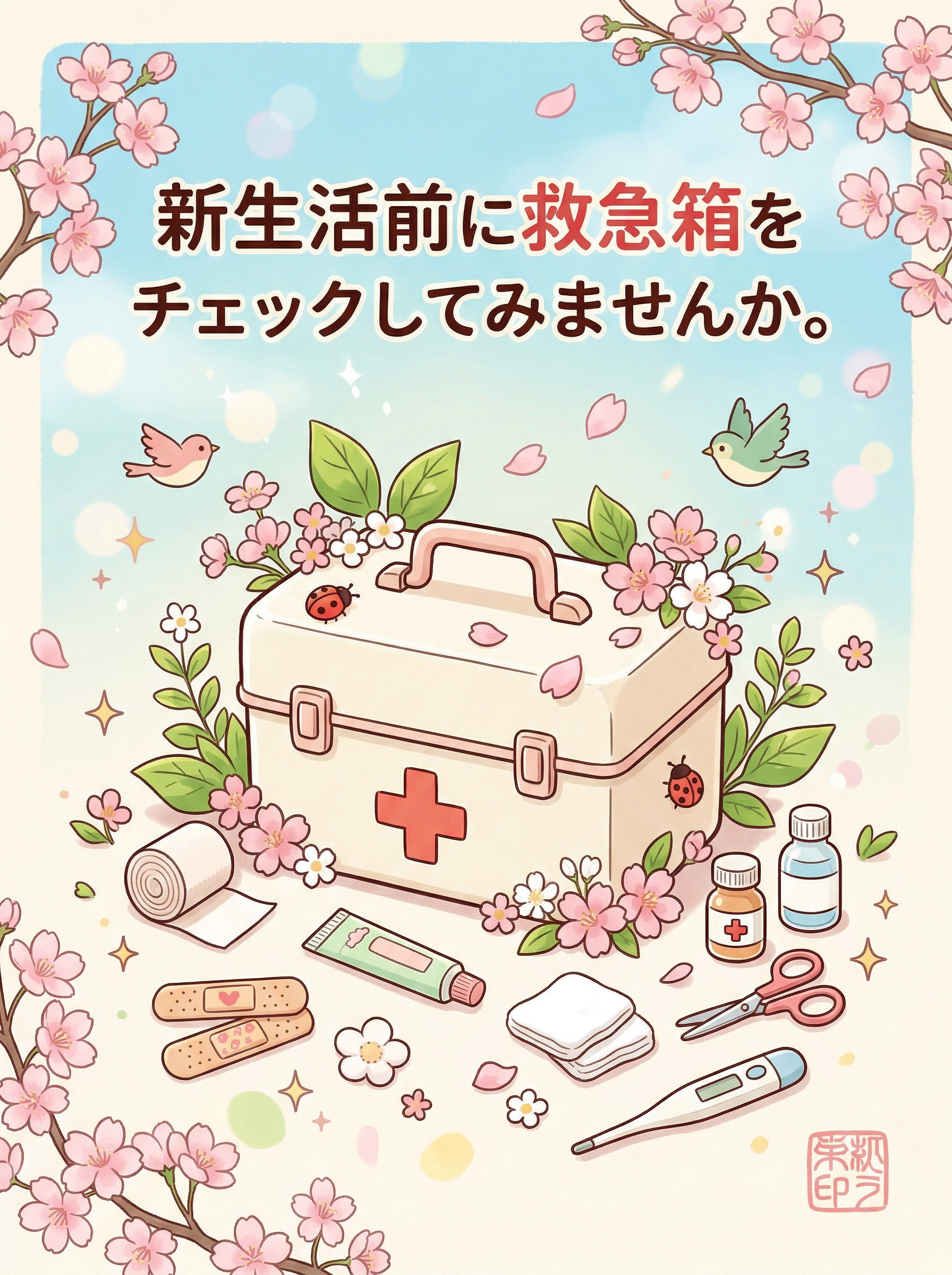 🌸救急箱をチェックしよう！春の見直しで安心の新生活🌸