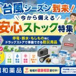 台風シーズン前に備えよう！
